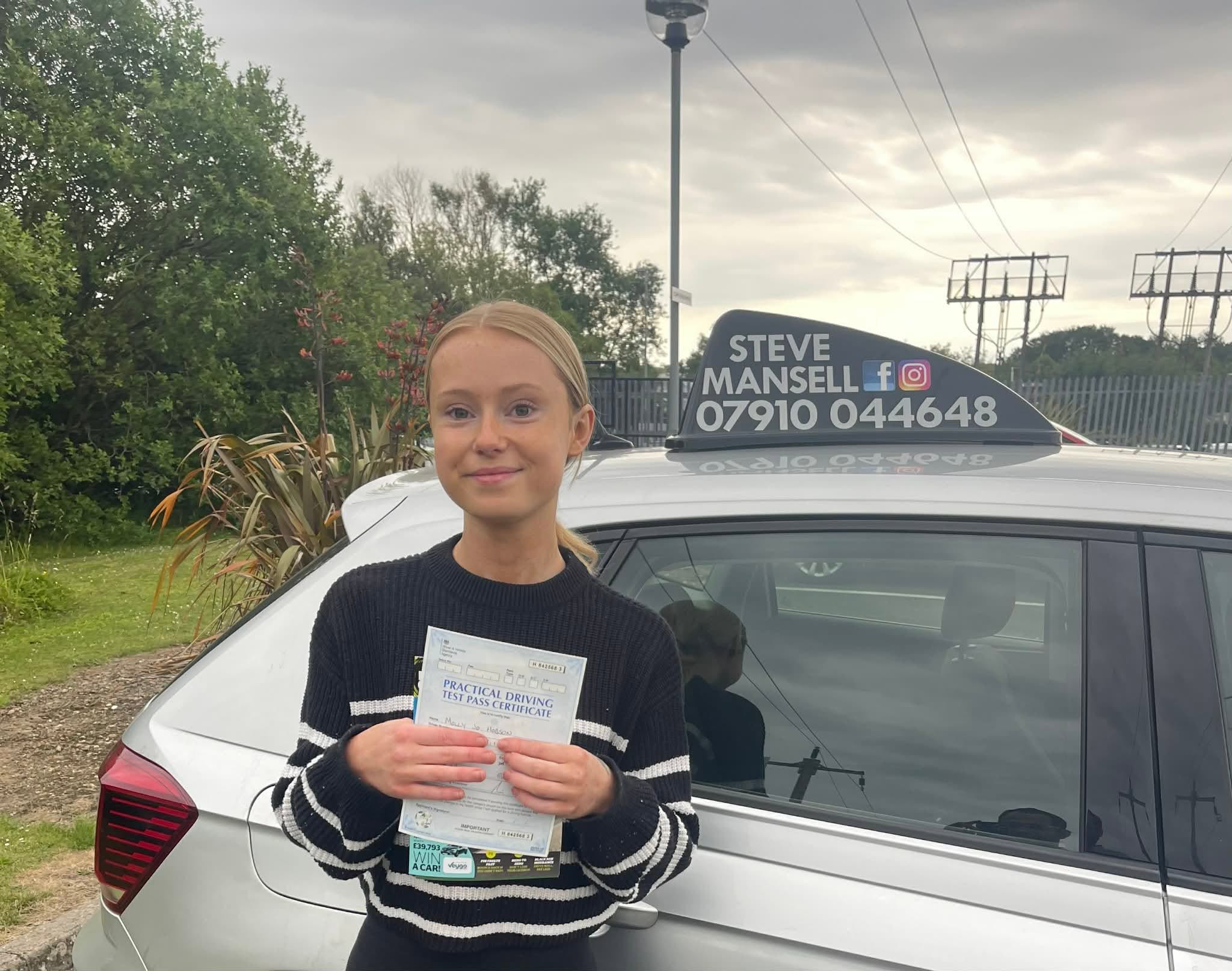 Driving test passed